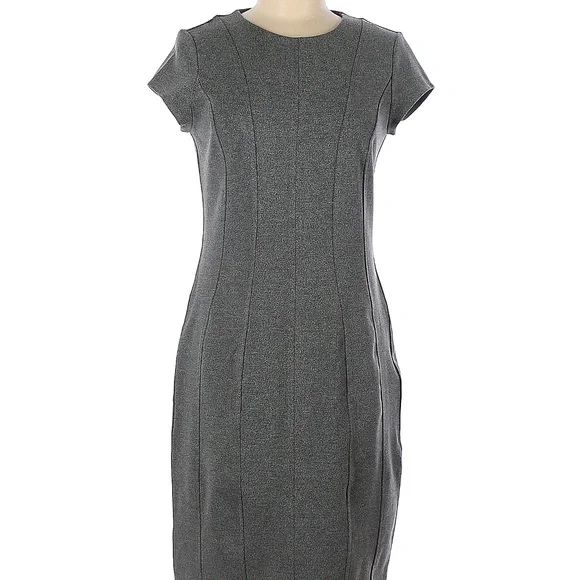 Never been worn. H & M Sheath dress heather grey size S